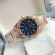 Replica Audemars Piguet Royal Oak 15400 Citizen 8215 blue face rose gold case (4)_th.jpg